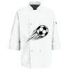 Eight Pearl Button Chef Coat with Thermometer Pocket Thumbnail