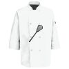 Eight Pearl Button Chef Coat with Thermometer Pocket Thumbnail