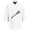 Eight Pearl Button Chef Coat with Thermometer Pocket Thumbnail