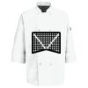 Eight Pearl Button Chef Coat with Thermometer Pocket Thumbnail