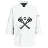 Eight Pearl Button Chef Coat with Thermometer Pocket Thumbnail