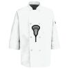 Eight Pearl Button Chef Coat with Thermometer Pocket Thumbnail