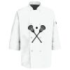 Eight Pearl Button Chef Coat with Thermometer Pocket Thumbnail
