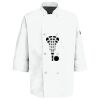Eight Pearl Button Chef Coat with Thermometer Pocket Thumbnail