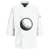 Eight Pearl Button Chef Coat with Thermometer Pocket Thumbnail