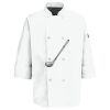 Eight Pearl Button Chef Coat with Thermometer Pocket Thumbnail