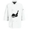 Eight Pearl Button Chef Coat with Thermometer Pocket Thumbnail