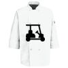 Eight Pearl Button Chef Coat with Thermometer Pocket Thumbnail