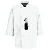 Eight Pearl Button Chef Coat with Thermometer Pocket Thumbnail