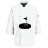 Eight Pearl Button Chef Coat with Thermometer Pocket Thumbnail