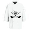 Eight Pearl Button Chef Coat with Thermometer Pocket Thumbnail