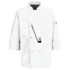 Eight Pearl Button Chef Coat with Thermometer Pocket Thumbnail