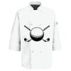 Eight Pearl Button Chef Coat with Thermometer Pocket Thumbnail