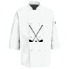 Eight Pearl Button Chef Coat with Thermometer Pocket Thumbnail