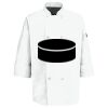 Eight Pearl Button Chef Coat with Thermometer Pocket Thumbnail