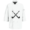 Eight Pearl Button Chef Coat with Thermometer Pocket Thumbnail
