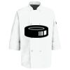 Eight Pearl Button Chef Coat with Thermometer Pocket Thumbnail