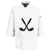 Eight Pearl Button Chef Coat with Thermometer Pocket Thumbnail