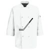 Eight Pearl Button Chef Coat with Thermometer Pocket Thumbnail