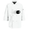 Eight Pearl Button Chef Coat with Thermometer Pocket Thumbnail