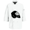 Eight Pearl Button Chef Coat with Thermometer Pocket Thumbnail
