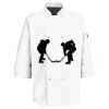 Eight Pearl Button Chef Coat with Thermometer Pocket Thumbnail
