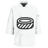Eight Pearl Button Chef Coat with Thermometer Pocket Thumbnail