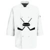 Eight Pearl Button Chef Coat with Thermometer Pocket Thumbnail
