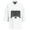Eight Pearl Button Chef Coat with Thermometer Pocket Thumbnail