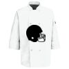 Eight Pearl Button Chef Coat with Thermometer Pocket Thumbnail