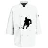Eight Pearl Button Chef Coat with Thermometer Pocket Thumbnail