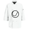 Eight Pearl Button Chef Coat with Thermometer Pocket Thumbnail
