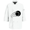 Eight Pearl Button Chef Coat with Thermometer Pocket Thumbnail