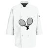 Eight Pearl Button Chef Coat with Thermometer Pocket Thumbnail