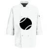 Eight Pearl Button Chef Coat with Thermometer Pocket Thumbnail
