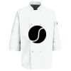 Eight Pearl Button Chef Coat with Thermometer Pocket Thumbnail