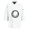 Eight Pearl Button Chef Coat with Thermometer Pocket Thumbnail