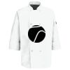Eight Pearl Button Chef Coat with Thermometer Pocket Thumbnail