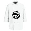 Eight Pearl Button Chef Coat with Thermometer Pocket Thumbnail