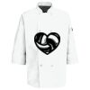 Eight Pearl Button Chef Coat with Thermometer Pocket Thumbnail