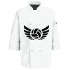 Eight Pearl Button Chef Coat with Thermometer Pocket Thumbnail