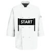 Eight Pearl Button Chef Coat with Thermometer Pocket Thumbnail