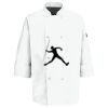 Eight Pearl Button Chef Coat with Thermometer Pocket Thumbnail
