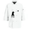 Eight Pearl Button Chef Coat with Thermometer Pocket Thumbnail