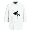 Eight Pearl Button Chef Coat with Thermometer Pocket Thumbnail
