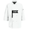 Eight Pearl Button Chef Coat with Thermometer Pocket Thumbnail