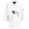 Eight Pearl Button Chef Coat with Thermometer Pocket Thumbnail