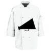 Eight Pearl Button Chef Coat with Thermometer Pocket Thumbnail