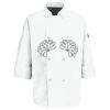 Eight Pearl Button Chef Coat with Thermometer Pocket Thumbnail