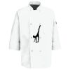 Eight Pearl Button Chef Coat with Thermometer Pocket Thumbnail